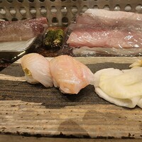 築地青空三代目  銀座三越 - ホシガレイ。わずかな汽水の香りがまた実に良い