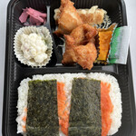 大名弁当 - 明太子のりカラ弁当(大盛り)