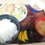 もりなが食堂 - 野菜炒め定食