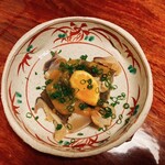 Takumi - えごとホッキ貝の酢味噌のせ