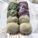 松ノ屋本店 - 白4、よもぎ3、紫芋3