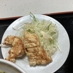 餃子の王将 - 鶏の唐揚げ(ジャストサイズランチ)