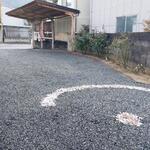 なつめ庵 - お店の前には顔が描かれています (2023.01.14)