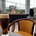 Grand Café - ランチビュッフェ　生ビール（アサヒドライと黒のハーフハーフ）