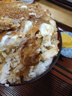 Teru Sushi - びっくりカツ丼、ごはんみっちり！