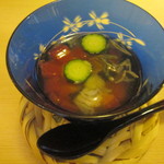 和食 こんどう - 鱧と蓴菜の酢の物