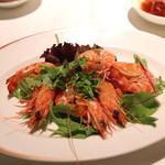 龍天門 - 白灼　活巻き海老の湯引き