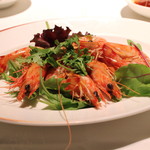 白灼　活巻き海老の湯引き