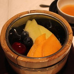 龍天門 - 樹蜜糖涼粉　黒仙草ゼリー