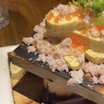 北海道海鮮・個室情緒 ～ ２３番地 ～ - 蟹ぶっかけだし巻き