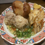 おでん まる米 - おでん 焼売,ゴボ天.じゃがいも