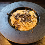 イタリア食堂SORA - 黒トリュフのクリームソーススパゲティ