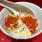 ラーメン二郎 - 待ってる間にカスタマイズ♪