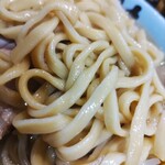 ラーメン二郎 - 自家製麺の柔肌♥