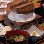 釜飯　そば付きセット