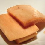 東麻布 逢坂  - ≪'13/06/10撮影≫鯛茶づけ 1000円 の香の物