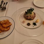 Restaurant LE MiDi - いつもの冬のお楽しみ「鹿肉のタルタルステーキ」。