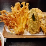 Shibadaimon Sarashina Nunoya - 野菜の天麩羅