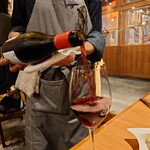 BANTETSU - 農民ロッソ(赤ワイン)グラス(880円)