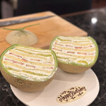 メロンケーキ　サプライズなどに