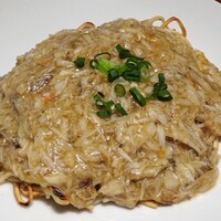 莉苑 - ランチ：上海ガニの焼きそば