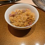 銀座 ちかみつ - 雲丹とヒレの土鍋ご飯