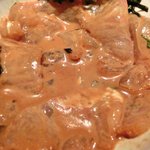 東麻布 逢坂  - ≪'13/06/10撮影≫鯛茶づけ 1000円 の鯛の利久造り