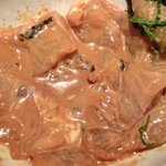 東麻布 逢坂  - ≪'13/06/10撮影≫鯛茶づけ 1000円 の鯛の利久造り