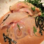 東麻布 逢坂  - ≪'13/06/10撮影≫鯛茶づけ 1000円 の鯛の利久造り