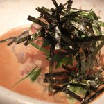 東麻布 逢坂  - ≪'13/06/10撮影≫鯛茶づけ 1000円 の鯛の利久造り