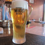 b フラット - 生ビール　３００円