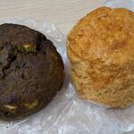 ベーカリー燈 - 抹茶とホワイトチョコのスコーン、コーンブレッドクスコーンスコーン