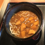 たぐち家 - カレーうどん　おいもがいっぱい　