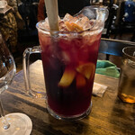 Yonchome Cafe - 【2022年10月】自家製サングリア（ピッチャー）＠2,000円