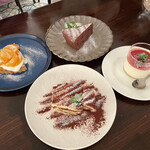 da TAKASHIMA - ドルチェ　チョコレートケーキ、ポンカンのタルト、ティラミス、パンナコッタ