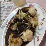 弘園 - 6.エビワンタンのスパイシーソースがけ