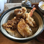 蕎麦 ひさ霧 - 小天丼