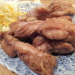 立呑み「最」 - せせり焦がしそば粉焼き