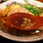 中華そば　ふじい - やや濃い目のスープでした