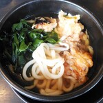 うどん万福 - 野菜天うどん温