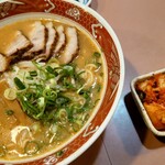 らー麺 スミイチ - 味噌チャシュ麺&キムチ♪