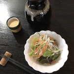 ビストロ黒屋 - 黒屋ハンバーグランチ：スープ・サラダ