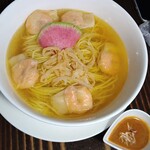 龍馬軒 - 海老わんたん麺1100円
