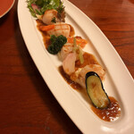 小紋 - 帆立のソテー