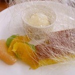 プリモピアット - 飴細工付かぼちゃのプリン