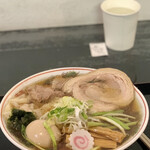 らー麺　Do・Ni・Bo - 朝ラー全部のせ860円あっさり・太麺・固茹で