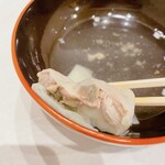 蕎麦割烹  倉田 - おすまし鼈身のワンタン