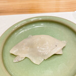 蕎麦割烹  倉田 - 甲羅下コラーゲン&エンペラ刺身