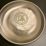 阿闍梨餅本舗 京菓子司 満月 - 裏のシール