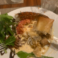 キャトルラパン 北梅田 - オマール海老のハーフと春巻？